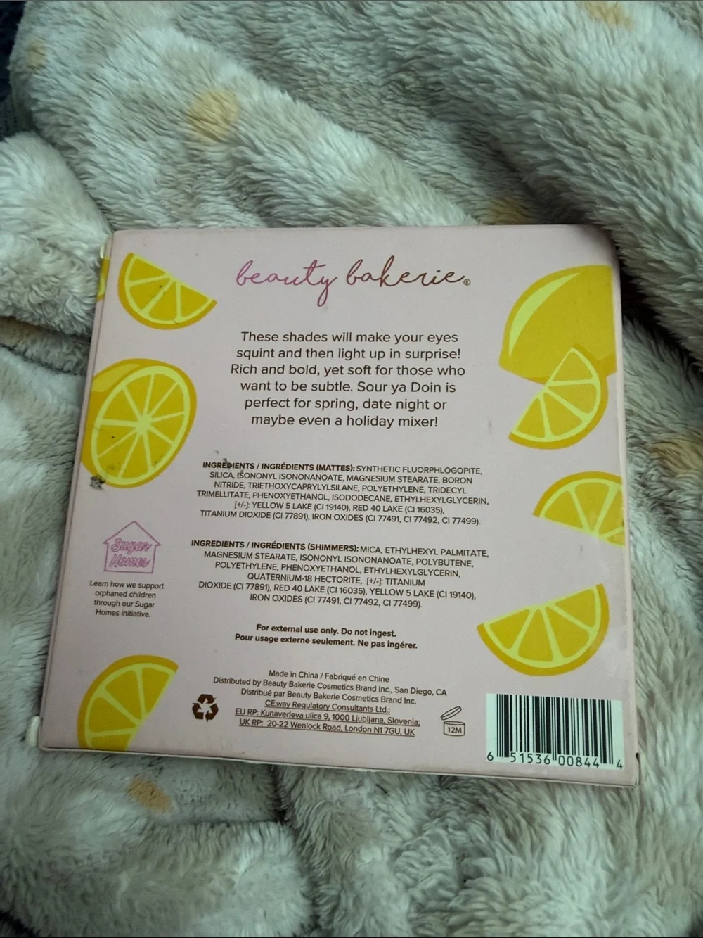 Beauty Bakerie Sour Ya Doin'? Eyeshadow Palette - Yellow & Pink Accents